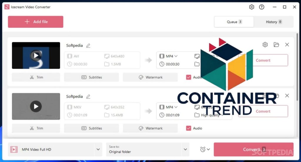 برنامج Icecream Video Converter من أفضل برامج تحويل الفيديو إلى Mp3 للكمبيوتر مجانا وبضغطة واحدة