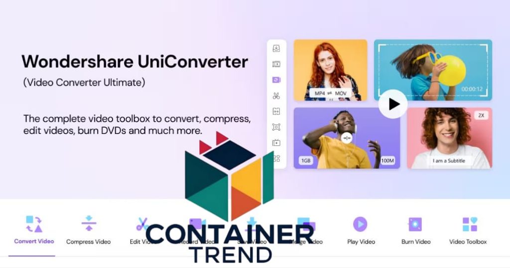 برنامج Wondershare UniConverter من أفضل برامج تحويل الفيديو إلى MP4 للكمبيوتر بدقة وسرعة مذهلة
