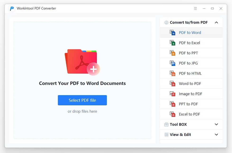 برنامج WorkinTool PDF Converter | تحويل الصور إلى PDF بشكل كامل ومجاني