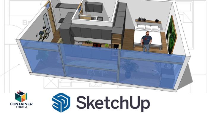 برنامج SketchUp بقائمة افضل برامج الرسم الهندسي ثلاثي الأبعاد