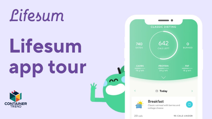من افضل برامج حساب السعرات الحرارية برنامج Lifesum