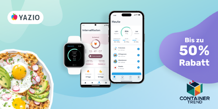 برنامج YAZIO أخر فرد بقائمة افضل برامج حساب السعرات الحرارية