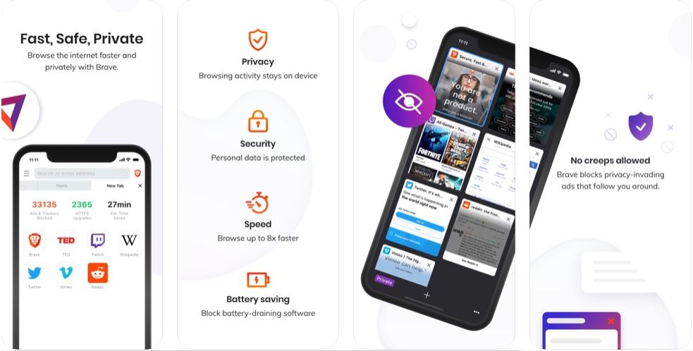 متصفح Brave من أفضل المتصفحات للأيفون لحماية الخصوصية وسرعة التصفح