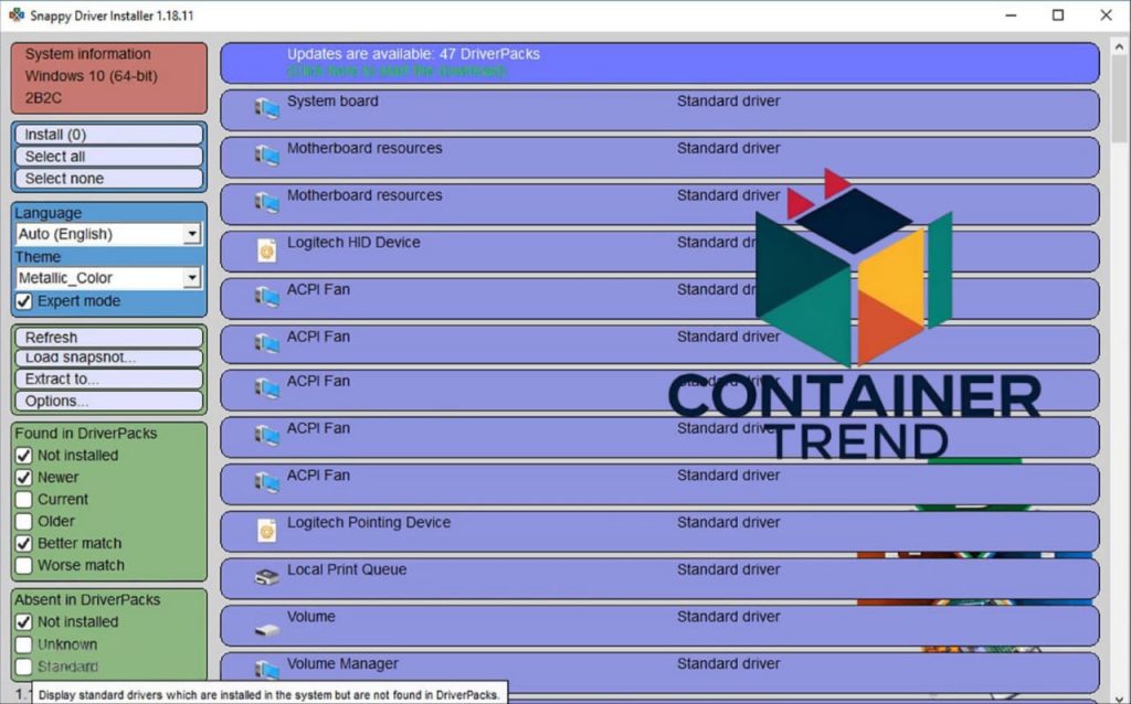 Snappy-Driver-Installer-1024x638 أفضل 14 برنامج لتحميل وتحديث التعريفات مجانا في 2025 حافظ على أداء جهازك بأقصى كفاءة